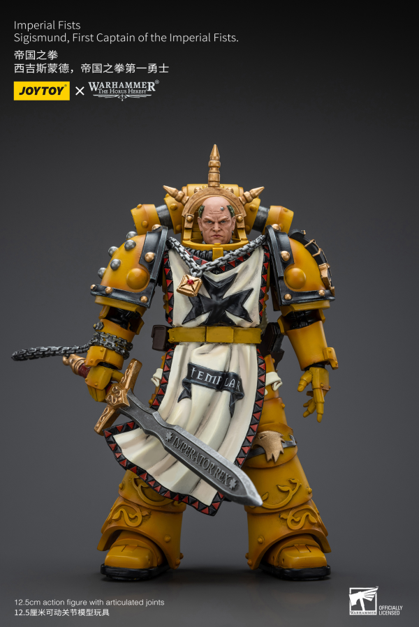 Joy Toy Imperial Fists Sigismund, First Captain of the Imperial Fists | 6973130379237