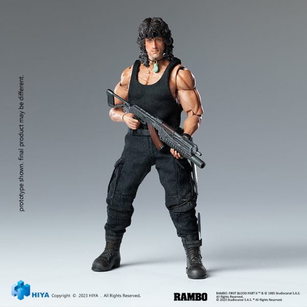 HIYA Toys Exquisite Super Series 1/12 Scale FIRST BLOOD Part III Rambo(6957534202698)(6957534202698)