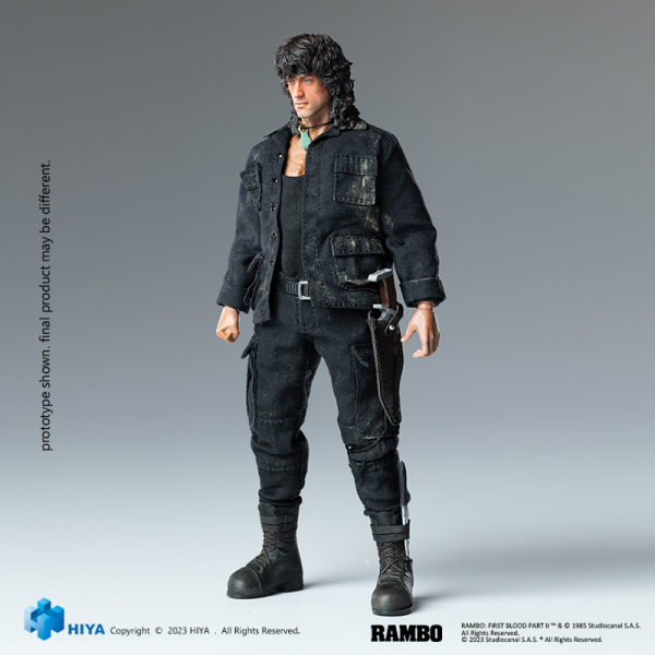 HIYA Toys Exquisite Super Series 1/12 Scale FIRST BLOOD Part III Rambo(6957534202698)(6957534202698)