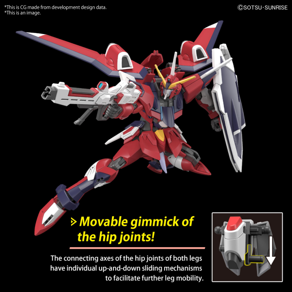 BANDAI Hobby HG 1/144 IMMORTAL JUSTICE GUNDAM(4573102662859)(4573102662859)
