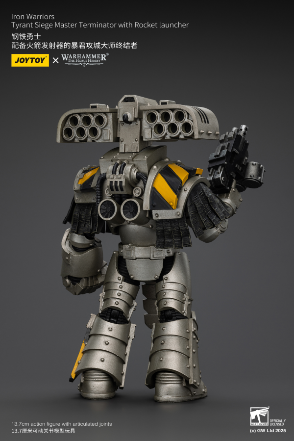 JOYTOY lron Warriors Tyrant Siege Master Terminator with Rocket launcher | 6927054401482