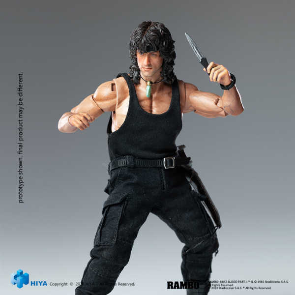 HIYA Toys Exquisite Super Series 1/12 Scale FIRST BLOOD Part III Rambo(6957534202698)(6957534202698)