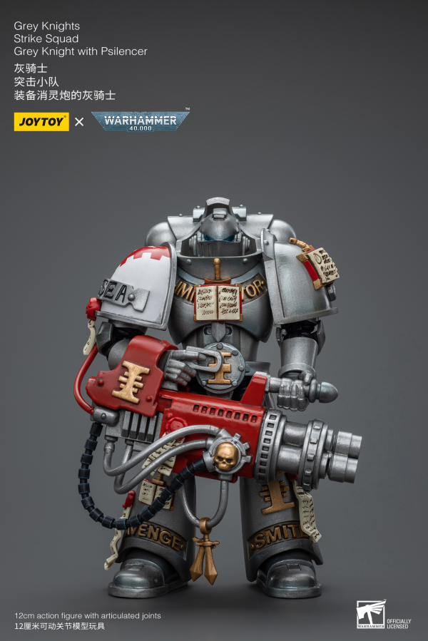 Joy Toy Grey Knights Strike Squad Grey Knight with Psilencer(6973130379008)(6973130379008)