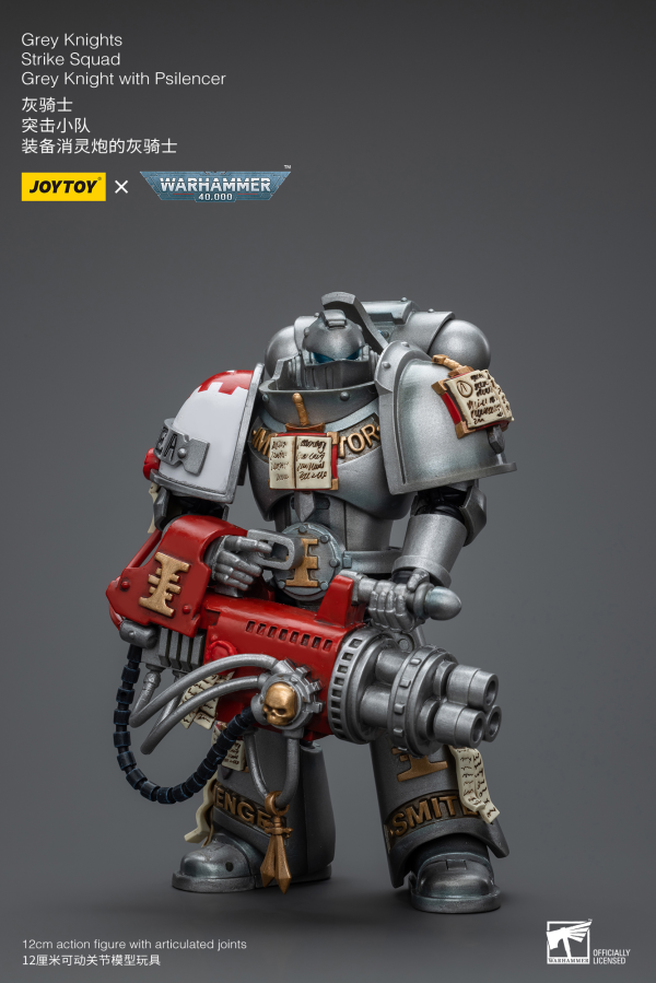Joy Toy Grey Knights Strike Squad Grey Knight with Psilencer(6973130379008)(6973130379008)