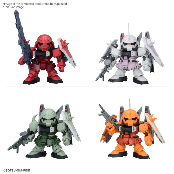 BANDAI HOBBY BB SENSHI ZGMF ZAKU SERIES SET(4573102674548)(4573102674548)