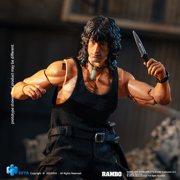 HIYA Toys Exquisite Super Series 1/12 Scale FIRST BLOOD Part III Rambo(6957534202698)(6957534202698)