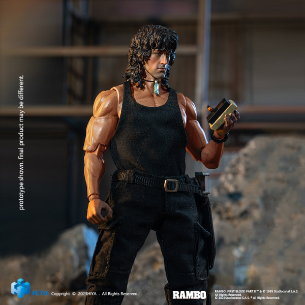 HIYA Toys Exquisite Super Series 1/12 Scale FIRST BLOOD Part III Rambo(6957534202698)(6957534202698)