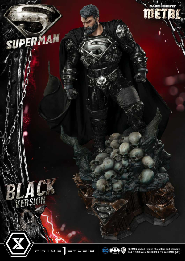 Prime 1 Studio Museum Masterline Dark Nights: Metal (Comics) Superman Black Version | 4580708043500