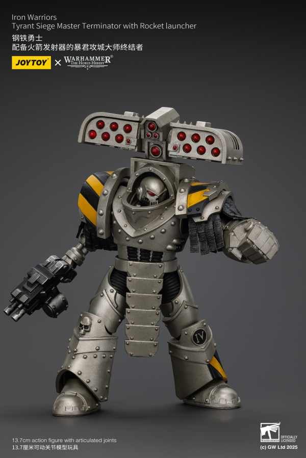 JOYTOY lron Warriors Tyrant Siege Master Terminator with Rocket launcher | 6927054401482