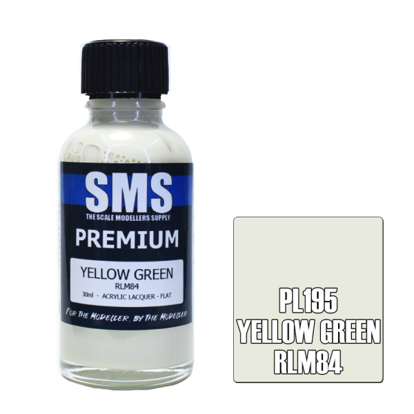 The Scale Modellers Supply (SMS) Premium YELLOW GREEN RLM84 30ml | 787099995515