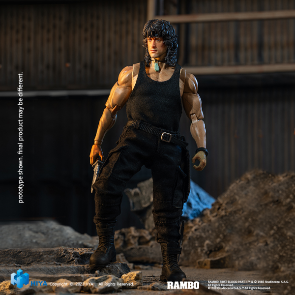 HIYA Toys Exquisite Super Series 1/12 Scale FIRST BLOOD Part III Rambo(6957534202698)(6957534202698)