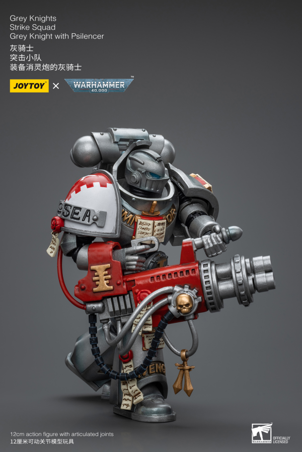 Joy Toy Grey Knights Strike Squad Grey Knight with Psilencer(6973130379008)(6973130379008)