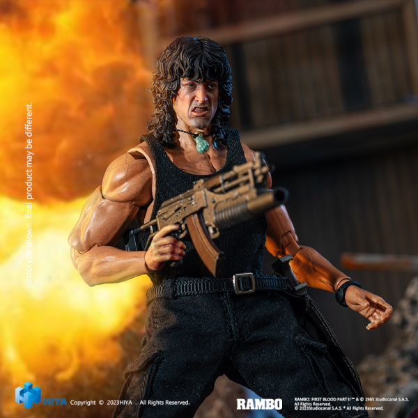 HIYA Toys Exquisite Super Series 1/12 Scale FIRST BLOOD Part III Rambo(6957534202698)(6957534202698)