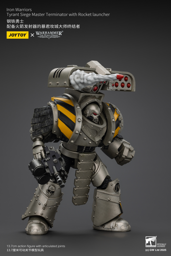 JOYTOY lron Warriors Tyrant Siege Master Terminator with Rocket launcher | 6927054401482