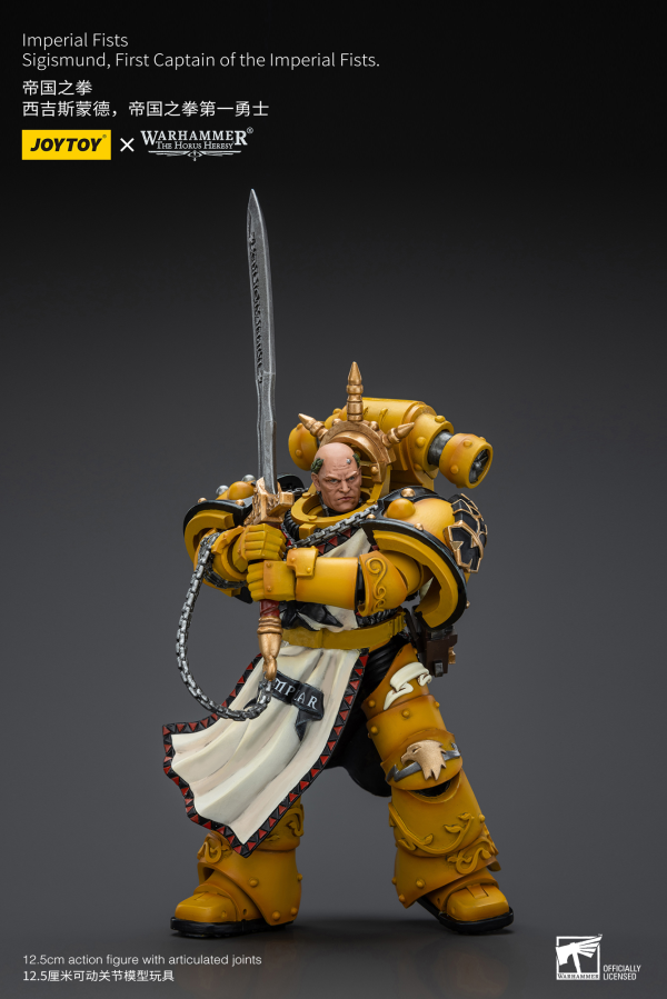 Joy Toy Imperial Fists Sigismund, First Captain of the Imperial Fists | 6973130379237
