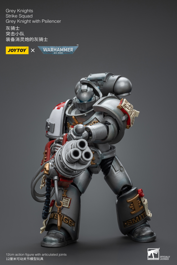 Joy Toy Grey Knights Strike Squad Grey Knight with Psilencer(6973130379008)(6973130379008)
