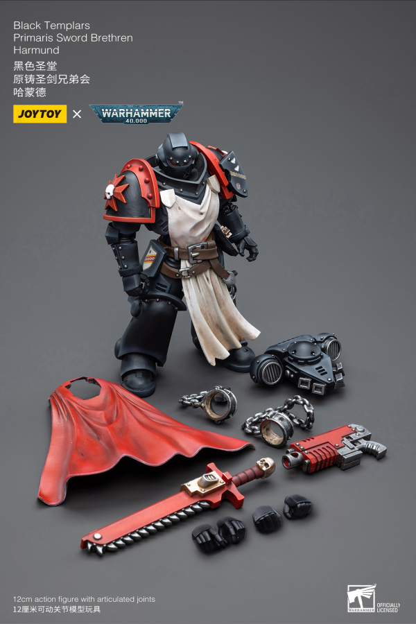 Joy Toy Black Templars Primaris Sword Brethren Harmund(6973130373846)(6973130373846)