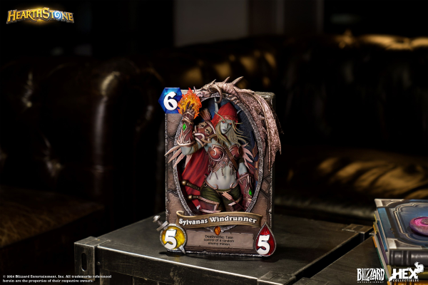 HEX Collectibles Blizzard Hearthstone® 10th Aniversary Sylvanas Windrunner 3D Art Frame | 6974281170278