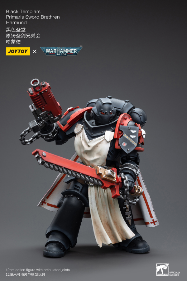 Joy Toy Black Templars Primaris Sword Brethren Harmund(6973130373846)(6973130373846)