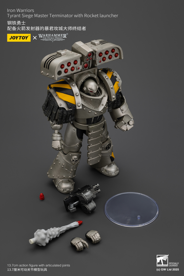JOYTOY lron Warriors Tyrant Siege Master Terminator with Rocket launcher | 6927054401482