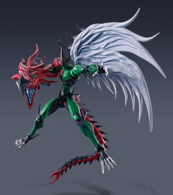 BANDAI Tamashii ELEMENTAL HERO FLAME WINGMAN "Yu-Gi-Oh! GX", TAMASHII NATIONS S.H.MonsterArts | 4573102664655
