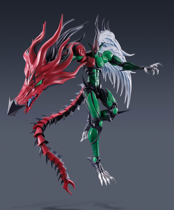 BANDAI Tamashii ELEMENTAL HERO FLAME WINGMAN "Yu-Gi-Oh! GX", TAMASHII NATIONS S.H.MonsterArts | 4573102664655