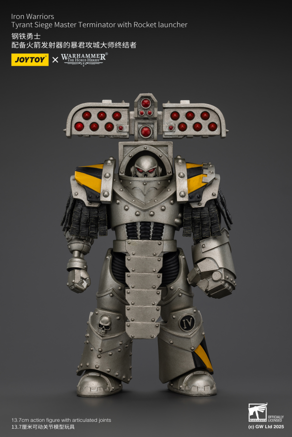 JOYTOY lron Warriors Tyrant Siege Master Terminator with Rocket launcher | 6927054401482
