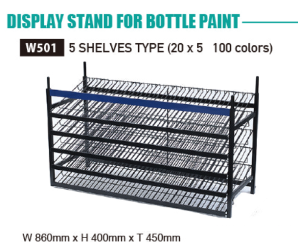 Mr Hobby New Stand For Mr. Color 100 Colors (MODULE; NOT FULL RACK) | 4973028519655