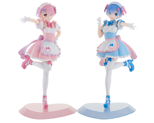 TENITOL Yumekawa Maid Rem & Ram: Set With Bonus | 4580736406575