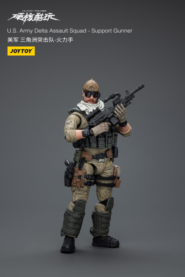Joy Toy U.S. Army Delta Assault Squad-Support Gunner