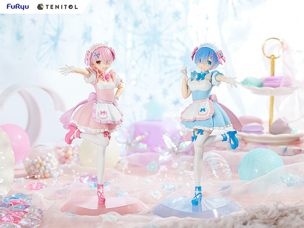 TENITOL Yumekawa Maid Rem & Ram: Set With Bonus | 4580736406575