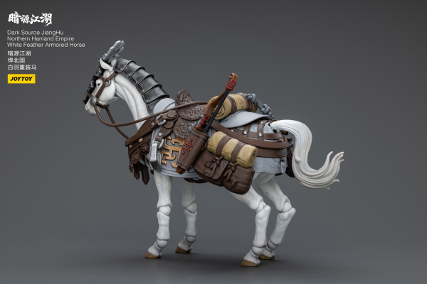 Joy Toy Dark Source JiangHu Northern Hanland Empire White Feather Armored Horse | 6973130376045