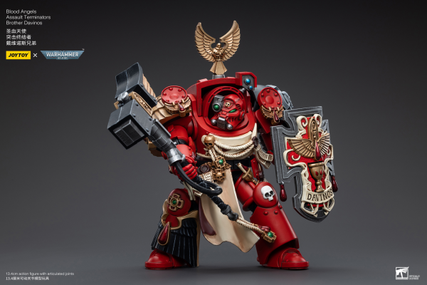 Joy Toy Blood Angels Assault Terminators Brother Davinos(6973130375536)(6973130375536)
