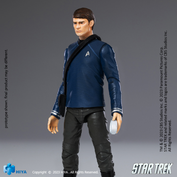 HIYA Toys Exquisite Mini Series 1/18 Scale STAR TREK 2009 McCoy Action Figure(6957534202650)(6957534202650)