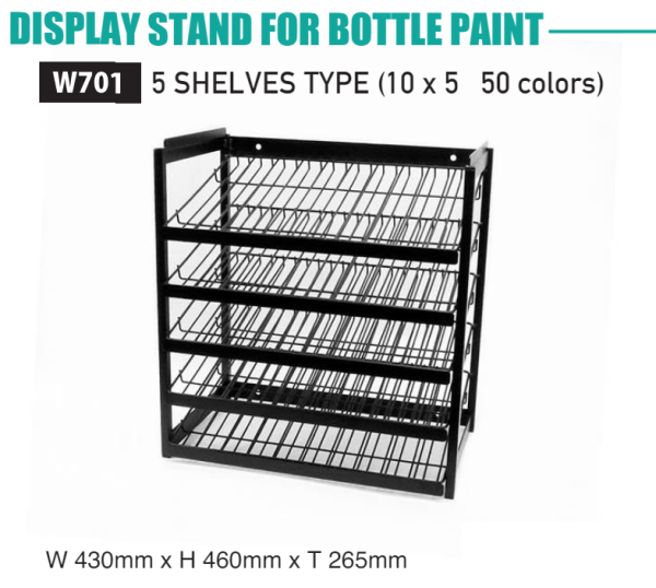 GSI Creos Mini Stand - MR.COLOR & AQ.COLOR (10x5 50 COLORS) | 4973028630992