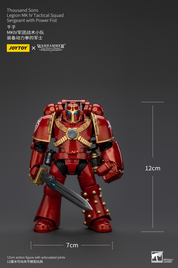 Joy Toy Thousand Sons Legion MK IV Tactical Squad Sergeant with Power Fist | 6973130375727