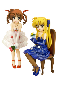 Ani Statue - Magical Girl Lyrical Nanoha - Nanoha Takamachi & Fate Testarossa Dress Ver | 0603259014691