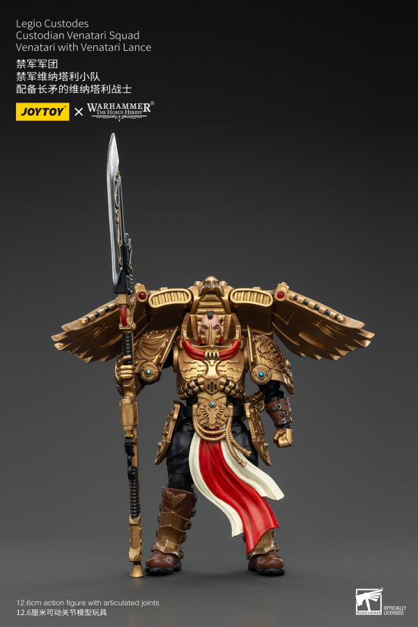 JOYTOY Legio Custodes Custodian Venatari Squad Venatari with Venatari Lance | 6927054400799