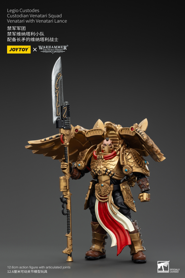 JOYTOY Legio Custodes Custodian Venatari Squad Venatari with Venatari Lance | 6927054400799