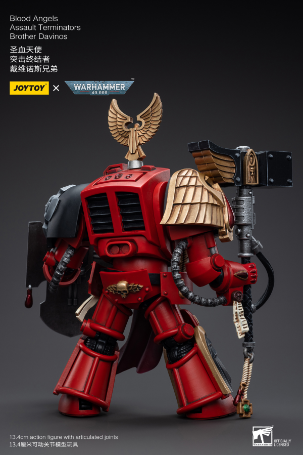 Joy Toy Blood Angels Assault Terminators Brother Davinos(6973130375536)(6973130375536)