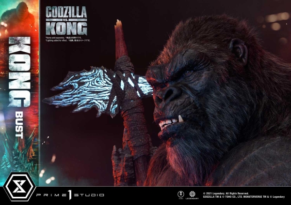 Prime 1 Studio Life Size Bust Godzilla vs Kong (Film) Kong | 4580708032122