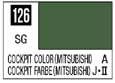 GSI Creos Mr. Color 126 - Cockpit Color (Semi-Gloss/Aircraft)(4973028717044) | 4973028717044
