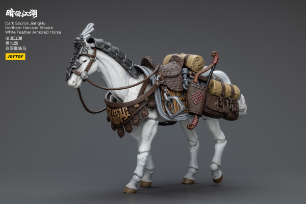 Joy Toy Dark Source JiangHu Northern Hanland Empire White Feather Armored Horse | 6973130376045
