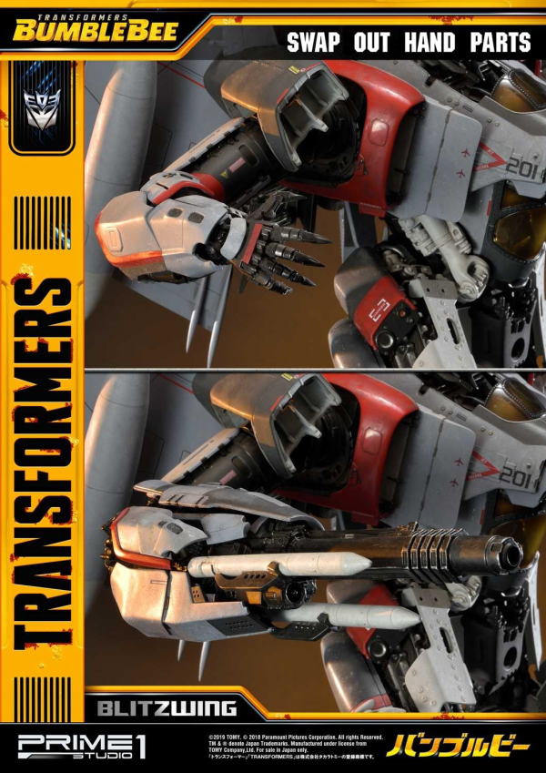 Prime 1 Studio Museum Masterline Transformers: Bumblebee (Film) Blitzwing EX Version(4562471908088)(4562471908088)