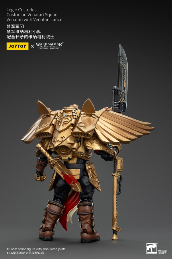JOYTOY Legio Custodes Custodian Venatari Squad Venatari with Venatari Lance | 6927054400799