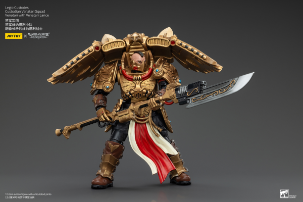 JOYTOY Legio Custodes Custodian Venatari Squad Venatari with Venatari Lance | 6927054400799