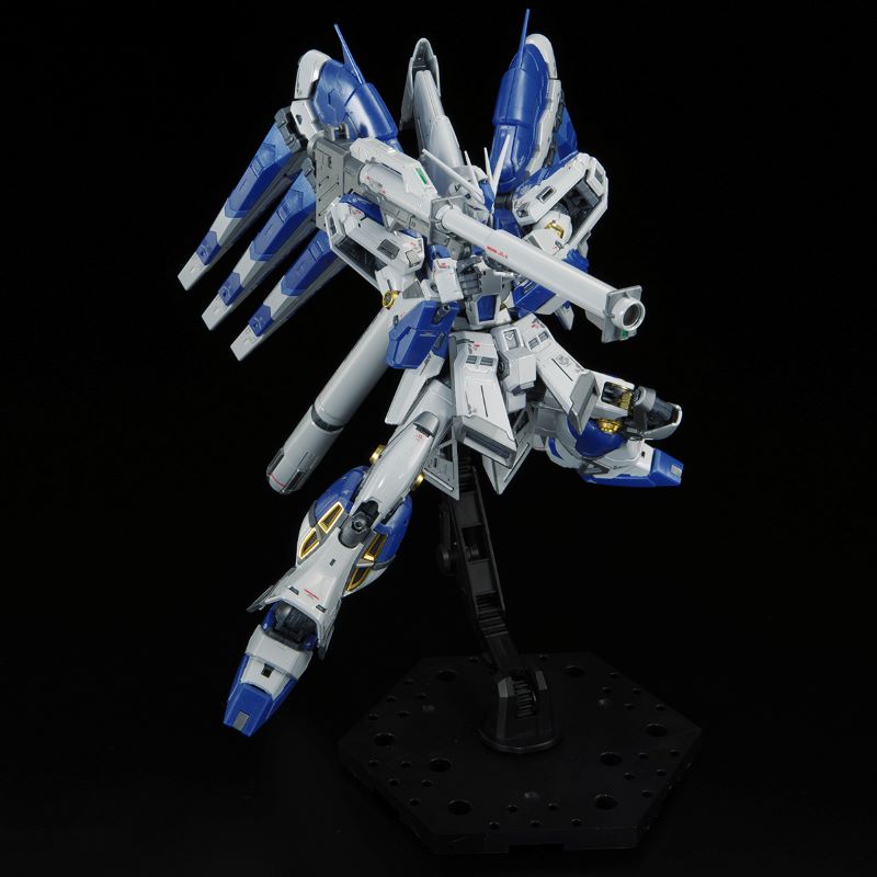 P-Bandai RG 1/144 The Gundam Base Limited Hi-Nu Gundam [Titanium Finish]
