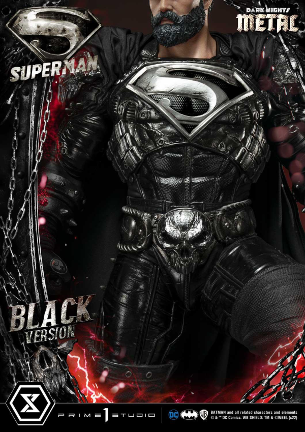 Prime 1 Studio Museum Masterline Dark Nights: Metal (Comics) Superman Black Version | 4580708043500