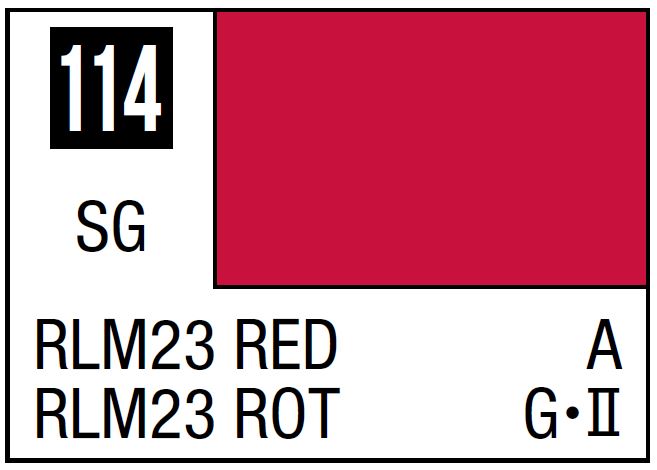 Mr Hobby Mr. Color 114 - RLM23 (Semi-Gloss/Aircraft) | 4973028635522