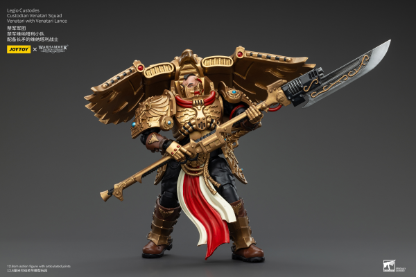 JOYTOY Legio Custodes Custodian Venatari Squad Venatari with Venatari Lance | 6927054400799